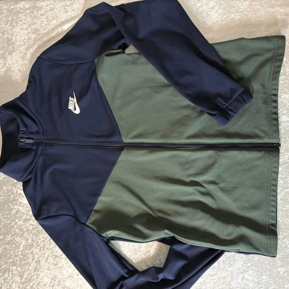 Nike track jacket #outdoor  Boys or Girls Green Navy‎ XL